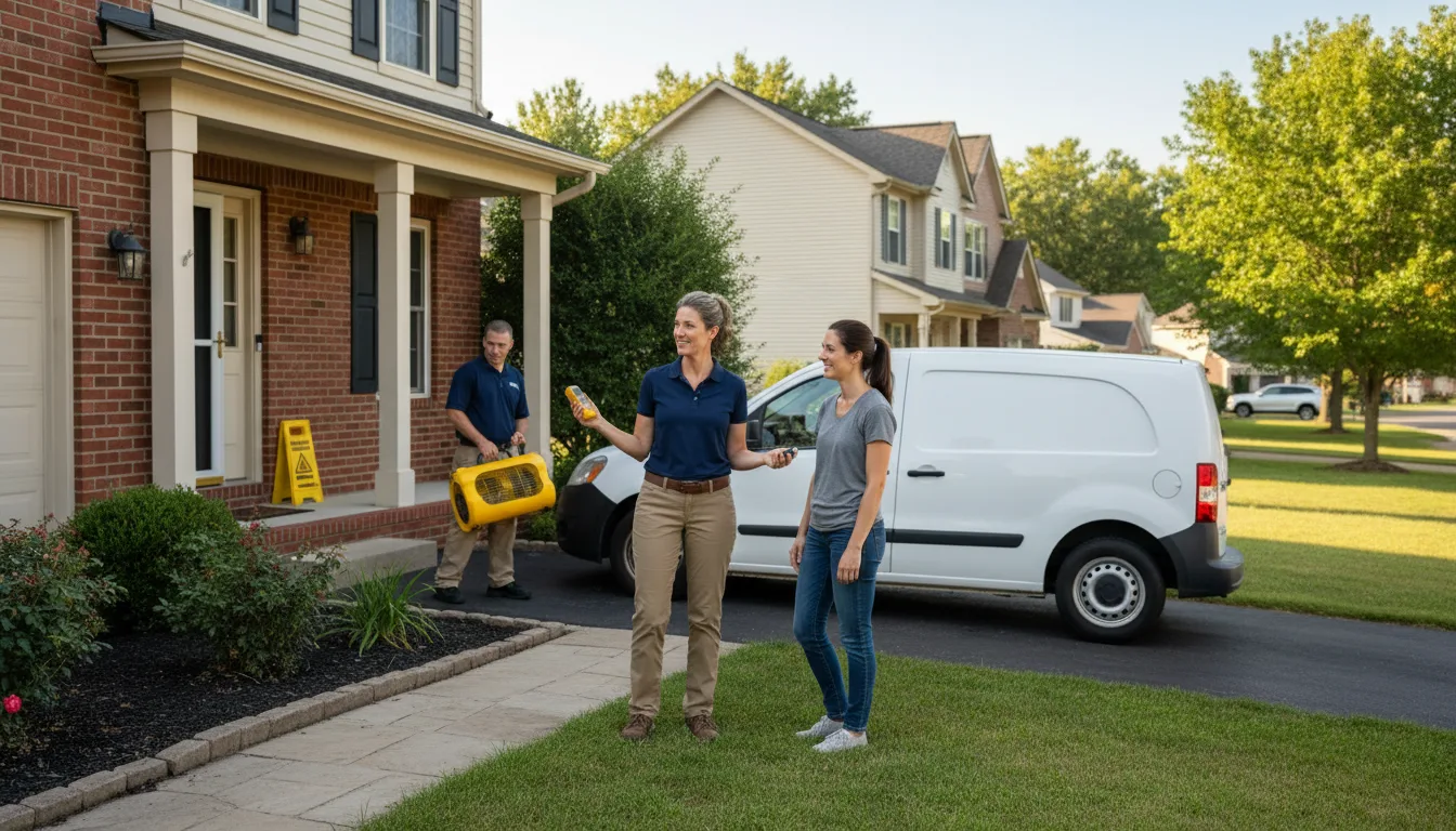 Residential water damage restoration in Lander, WY